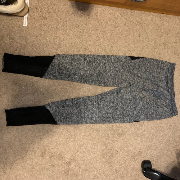 Grey Mesh Shein Leggings - Picture 2 of 3